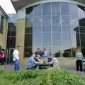 Round the back of the new offices, Qualcomm's New Office Party, Science Park, Milton Road, Cambridge - 3rd July 2006