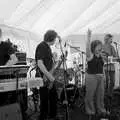 The band do a sound check, The BBs Play Yaxley Hall, Yaxley, Suffolk - 7th July 2006