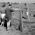 We inspect the skeleton of an old hut, The BSCC Charity Bike Ride, Orford, Suffolk - 15th July 2006