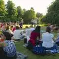 The audience gathers in the grounds of St. John's, Shakespeare at St. John's, Parker's Piece and the A14's Worst Day - 17th July 2006