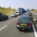 People get out of their cars and just hang around, Shakespeare at St. John's, Parker's Piece and the A14's Worst Day - 17th July 2006