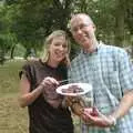 Lucy and Marc, Qualcomm Cambridge "Go Ape", High Lodge, Thetford Forest - 27th July 2006