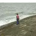 Isobel watches the sea, A Trip to Blackrock and Dublin, County Dublin, Ireland - 12th August 2006