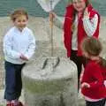 Three girls have been fishing off the pier, A Trip to Blackrock and Dublin, County Dublin, Ireland - 12th August 2006