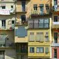 A protest banner flutters in the warm breeze, Girona, Catalunya, Spain - 17th September 2006