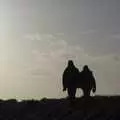 A silhouetted couple walk on the beach, From East End to East Coast: Brick Lane and Walberswick, London and Suffolk - 9th February 2007