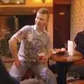 Mikey-P just can't help posing for the camera, Paul's 30th in the Swan Inn, Brome, Suffolk - 3rd March 2007