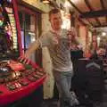 Mikey P poses with a lager, Paul's 30th in the Swan Inn, Brome, Suffolk - 3rd March 2007