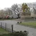 A golden statue, Persian Day Parade, Upper East Side and Midtown, New York, US - 25th March 2007