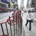 Isobel roams around, Crossing Brooklyn Bridge, New York, US - 26th March 2007