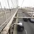 A view of traffic from the bridge, Crossing Brooklyn Bridge, New York, US - 26th March 2007