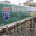 A sign for Interstate 278, Crossing Brooklyn Bridge, New York, US - 26th March 2007