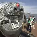 A 25c telescope, Liberty Island, A Helicopter Trip and Madison Square Basketball, New York, US - 27th March 2007