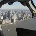The pilot's view, Liberty Island, A Helicopter Trip and Madison Square Basketball, New York, US - 27th March 2007