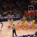 There's a shot at goal, Liberty Island, A Helicopter Trip and Madison Square Basketball, New York, US - 27th March 2007