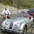 A classic Jaguar XK on the Hoe, A Trip to The Barbican, Plymouth, Devon - 6th April 2007