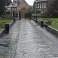 The rainy cobbled path from the priory to town, Nosher's Birthday Trip, New Milton, Hampshire - 26th May 2007