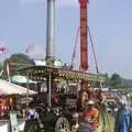 A traction engine with a chimney extension, Woolpit Steam at Wetherden, Suffolk - 3rd June 2007