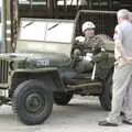 The Military Police arrive, A 1940s Airfield Hangar Dance, Debach, Suffolk - 9th June 2007