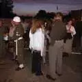 Outside in the dusk, A 1940s Airfield Hangar Dance, Debach, Suffolk - 9th June 2007