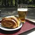 We have a beer and some massive pastries, Genesis in Concert, and Suomenlinna, Helsinki, Finland - 11th June 2007