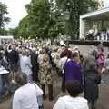 The crowd watch a band performance, Genesis in Concert, and Suomenlinna, Helsinki, Finland - 11th June 2007