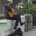A troubadour on the banks of the Seine, Genesis Live at Parc Des Princes, Paris, France - 30th June 2007