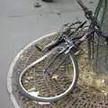 A mangled bike, Genesis Live at Parc Des Princes, Paris, France - 30th June 2007
