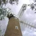 Billingford windmill surrounded by trees, Meeting Lucy, and The BBs play Weybread, Cambridge and Norfolk - 21st July 2007