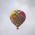 A balloon floats over Nosher's gaff, The Opening of Eye Skateboard Park, and The BBs at Cotton, Suffolk - 5th August 2007