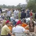 The crowds wait for the next race, Qualcomm's Dragon-Boat Racing, Fen Ditton, Cambridge - 8th September 2007