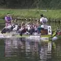 Qualcomm paddles frantically, Qualcomm's Dragon-Boat Racing, Fen Ditton, Cambridge - 8th September 2007