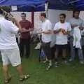 The Qualcomm gazebo, Qualcomm's Dragon-Boat Racing, Fen Ditton, Cambridge - 8th September 2007