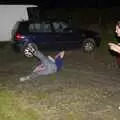 Someone tries to ride a child's bike, 30th Birthday Party in Kilkee, County Clare, Ireland - 22nd September 2007