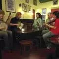 Trad musicians in Green's Bar, Kilkee to Galway, Connacht, Ireland - 23rd September 2007