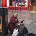 Busking banjo, Kilkee to Galway, Connacht, Ireland - 23rd September 2007