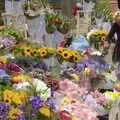 Flower stalls on Grafton Street in Dublin, Blackrock and Dublin, Ireland - 24th September 2007