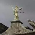 A statue with 'its back on the City of Dublin', Blackrock and Dublin, Ireland - 24th September 2007