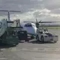 At Dublin Airport, Nosher's Dash 8 awaits, Blackrock and Dublin, Ireland - 24th September 2007