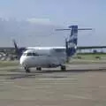 An Aerarann Dash-8 taxis around, Blackrock and Dublin, Ireland - 24th September 2007