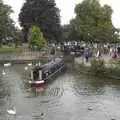 Another longboat goes through the lock, A BSCC Presentation, and Matt's Wedding Reception, Solihull - 6th October 2007