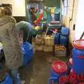 Isobel watches Trevor haul crates about, Apple Pressing, and Isobel's 30th in Blackrock, Dublin, Ireland - 2nd November 2007