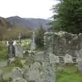 Monastic ruins at Glendalough, Reflections: A Day at Glendalough, County Wicklow, Ireland - 3rd November 2007