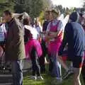 Runners in pink tutus, Isobel and the Science Park Fun Run, Milton Road, Cambridge - 16th November 2007