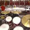 The view from Henry's drum kit, The BBs On Tour, Gatwick Copthorne, West Sussex - 24th November 2007