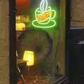 Old gramophone and neon sign, Gamla Stan, Gamla Stan, Stockholm, Sweden - 15th December 2007