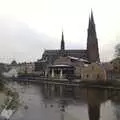 Uppsala's river and cathedral, Gamla Uppsala, Uppsala County, Sweden - 16th December 2007