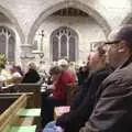 Sis and Matt in the church, Christmas at Sis and Matt's, Chagford, Devon - 25th December 2007