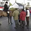 A horse on North Street, A Boxing Day Hunt, Chagford, Devon - 26th December 2007