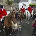 The hunt hangs around waiting, A Boxing Day Hunt, Chagford, Devon - 26th December 2007